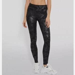 Spanx Faux Leather Effect Camo Leggings - 20185R